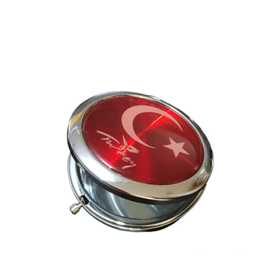 Türk Bayraklı El Aynası Türk Bayraklı El Aynası