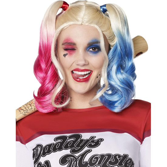 Suicide Squad Harley Quinn Kostüm Peruk Suicide Squad Harley Quinn Kostüm Peruk