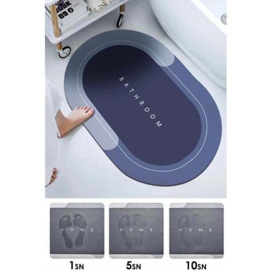 Süper Su Emici Kaymaz Tabanlı Paspas Süper Su Emici Kaymaz Tabanlı Paspas