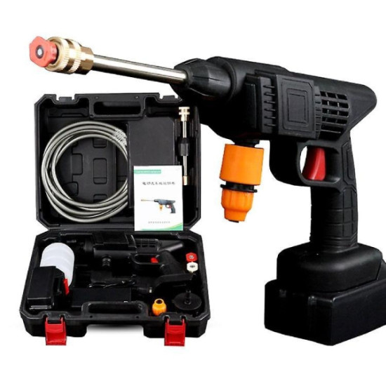 48V Şarjlı Çift Bataryalı Taşınabilir Basınçlı Yıkama Sulama Tabancası 48V Şarjlı Çift Bataryalı Taşınabilir Basınçlı Yıkama Sulama Tabancası