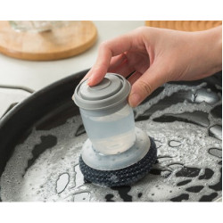 Deterjan Hazneli Telli Bulaşık Fırçası  Deterjan Hazneli Telli Bulaşık Fırçası