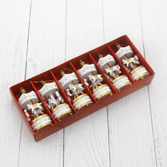 Dekoratif 6 lı Beyaz Mini Atlı Karınca Dekoratif 6 lı Beyaz Mini Atlı Karınca