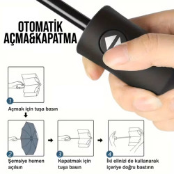 Bordo Kılıflı Otomatik Kompakt Şemsiye Bordo Kılıflı Otomatik Kompakt Şemsiye