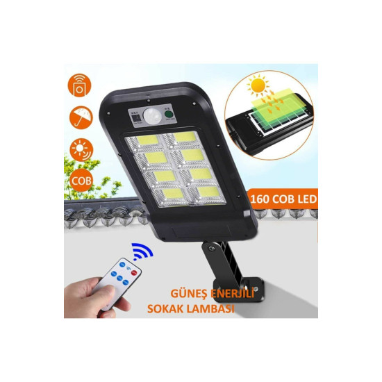 Uzaktan Kumandalı 160 Led Solar Bahçe Lambası Uzaktan Kumandalı 160 Led Solar Bahçe Lambası