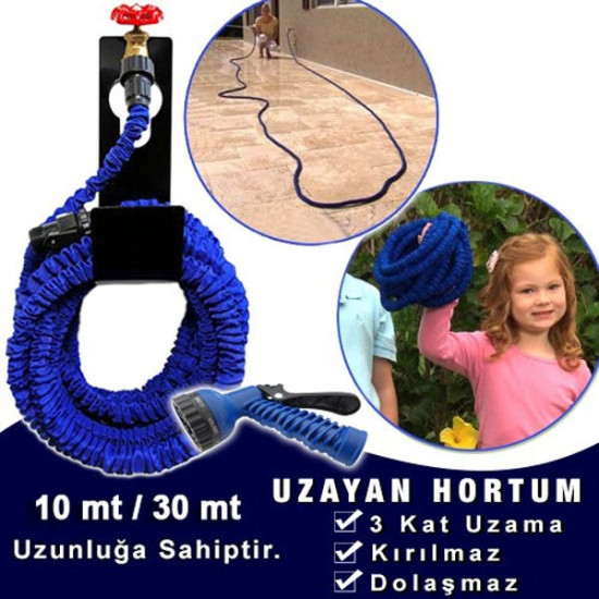 Tabancalı Uzayan Hortum 30 Metre Tabancalı Uzayan Hortum 30 Metre