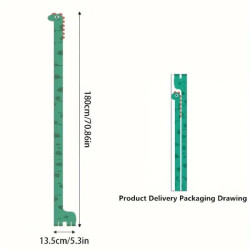 Sevimli Dinozor Boy Ölçüsü Sticker Sevimli Dinozor Boy Ölçüsü Sticker