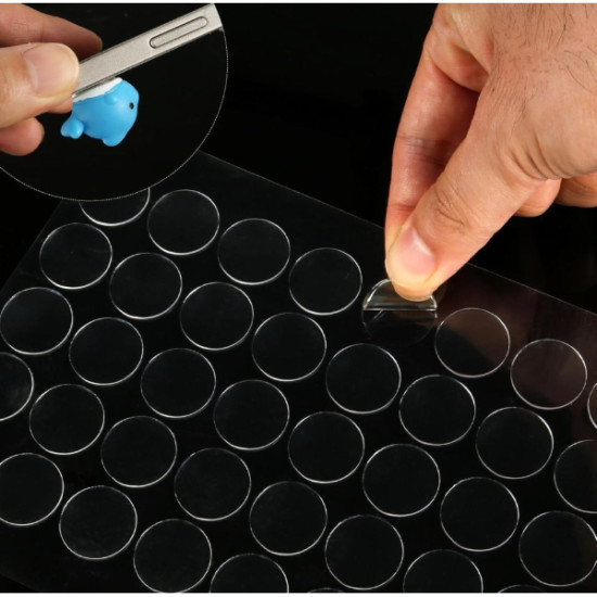 Çift Taraflı Yuvarlak Montaj Macunu 42 Adet Çift Taraflı Yuvarlak Montaj Macunu 42 Adet