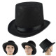 Yetişkin Boy Siyah Renk Keçe Sihirbaz Fötr Şapka