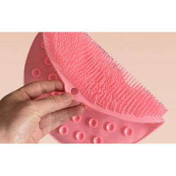 Yuvarlak Vantuzlu Banyo Sırt Kese Matı 26 cm Yuvarlak Vantuzlu Banyo Sırt Kese Matı 26 cm