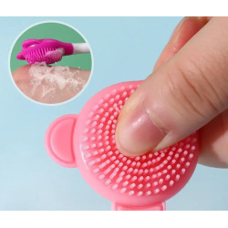 Silikon Yüz Temizleme Fırçası ve Maske Uygulama Spatulası Silikon Yüz Temizleme Fırçası ve Maske Uygulama Spatulası