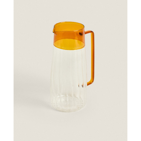 Turuncu Detaylı Cam Sürahi 1600 ml Turuncu Detaylı Cam Sürahi 1600 ml