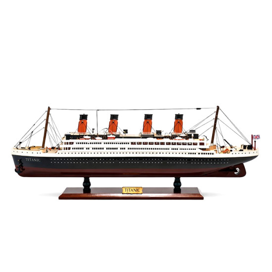 Özel Tasarım Ahşap Işıklı Titanik Gemi - Model 2