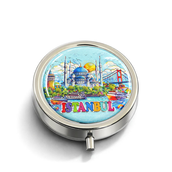 İstanbul Temalı İlaç Kutusu - Model 7