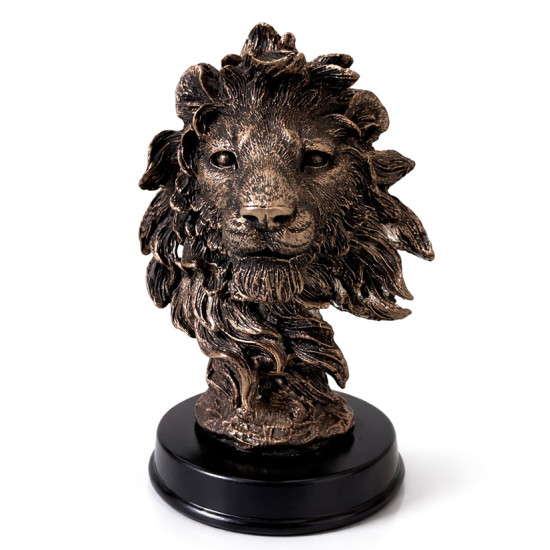 13x9 cm Polyester Aslan Büstü