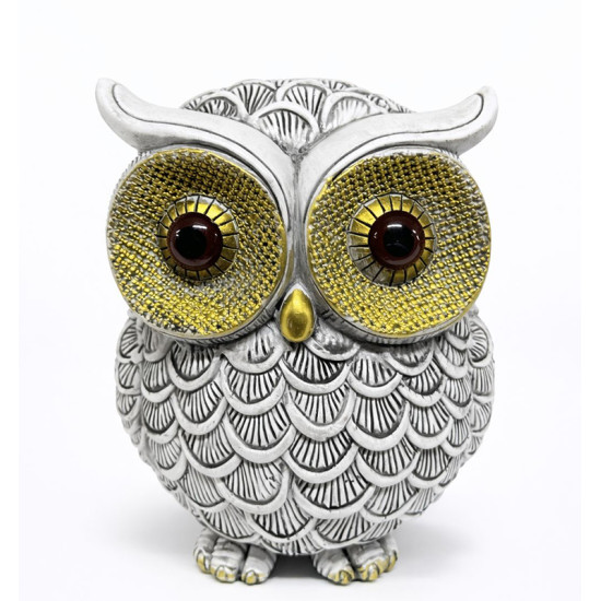 19x16 cm Polyester Baykuş Figürü