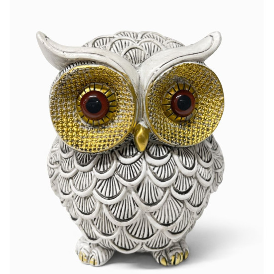 14x10 cm Polyester Baykuş Figürü