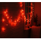 Damla Uçlu Kırmızı Dekoratif Işık 10 Metre 100 LED
