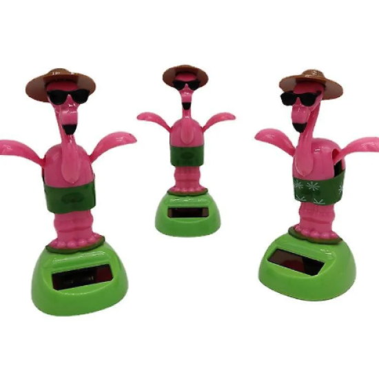 Güneş Enerjili Solar Sallanan Flamingo
