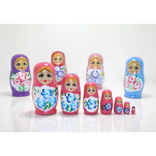 7'Li Ahşap Matruşka