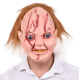 Chucky Saçlı Lateks Maske