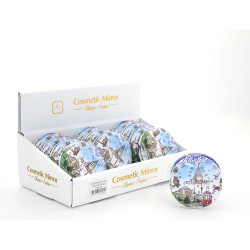 Taşlı İstanbul Tasarımı El Aynası Kalın Model 5