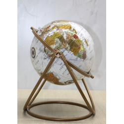 Dekoratif Metal Standlı Dünya Küre - Model 4