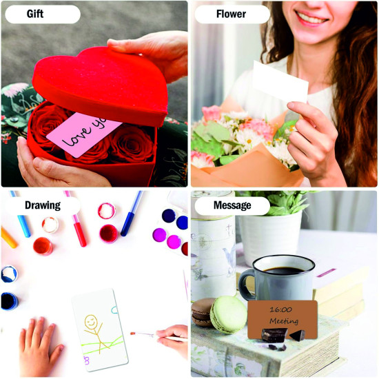 Boş Kelime Kartları 5x8 cm - 50 Adet Oval Kenarlı | Tabu & Not Kartları - Yeşil