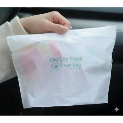 Pratik Su Geçirmez Oto Araba Çöp Poşeti 20 Adet