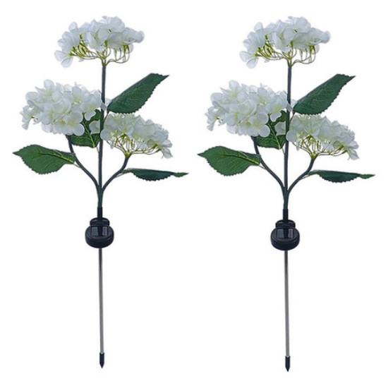 Güneş Enerjili Kazıklı Çiçek LED Lamba