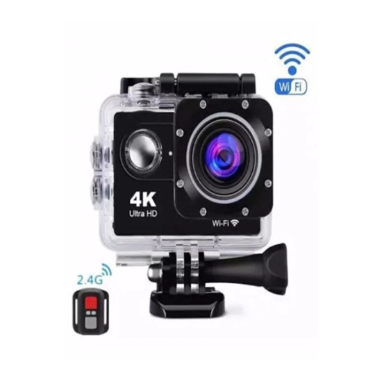 Kumandalı 4K Wi-Fi Aksiyon Kamerası