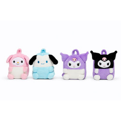 Peluş Kuromi My Melody ve Cinnamoroll Sırt Çantası