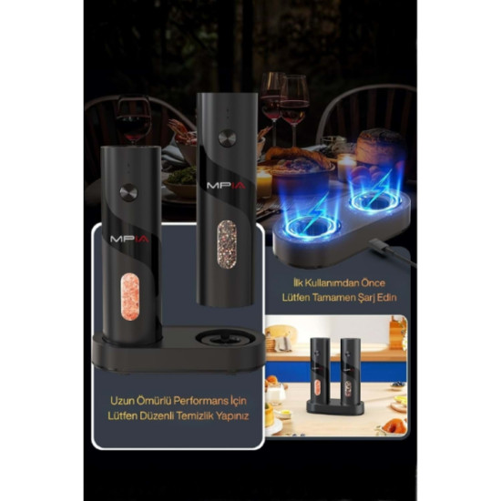 Şarjlı Baharat Öğütücü 100 ml