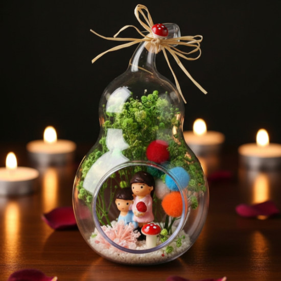 Mini Armut Teraryum - Özel Gün Hediyesi