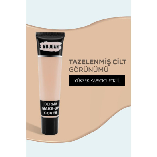 3'lü Derma Porselen Makyaj Tüp Kapatıcı Seti