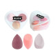 3'lü Makyaj Süngeri Seti Kalpli Kutu
