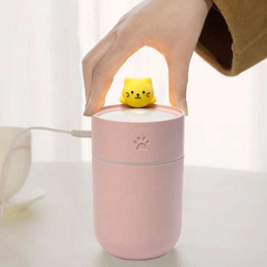Isınan Kedi Mini USB Sessiz Hava Nemlendiricisi