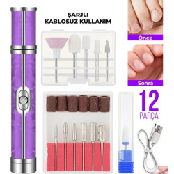 Şarjlı Manikür Pedikür Tırnak Bakım Seti