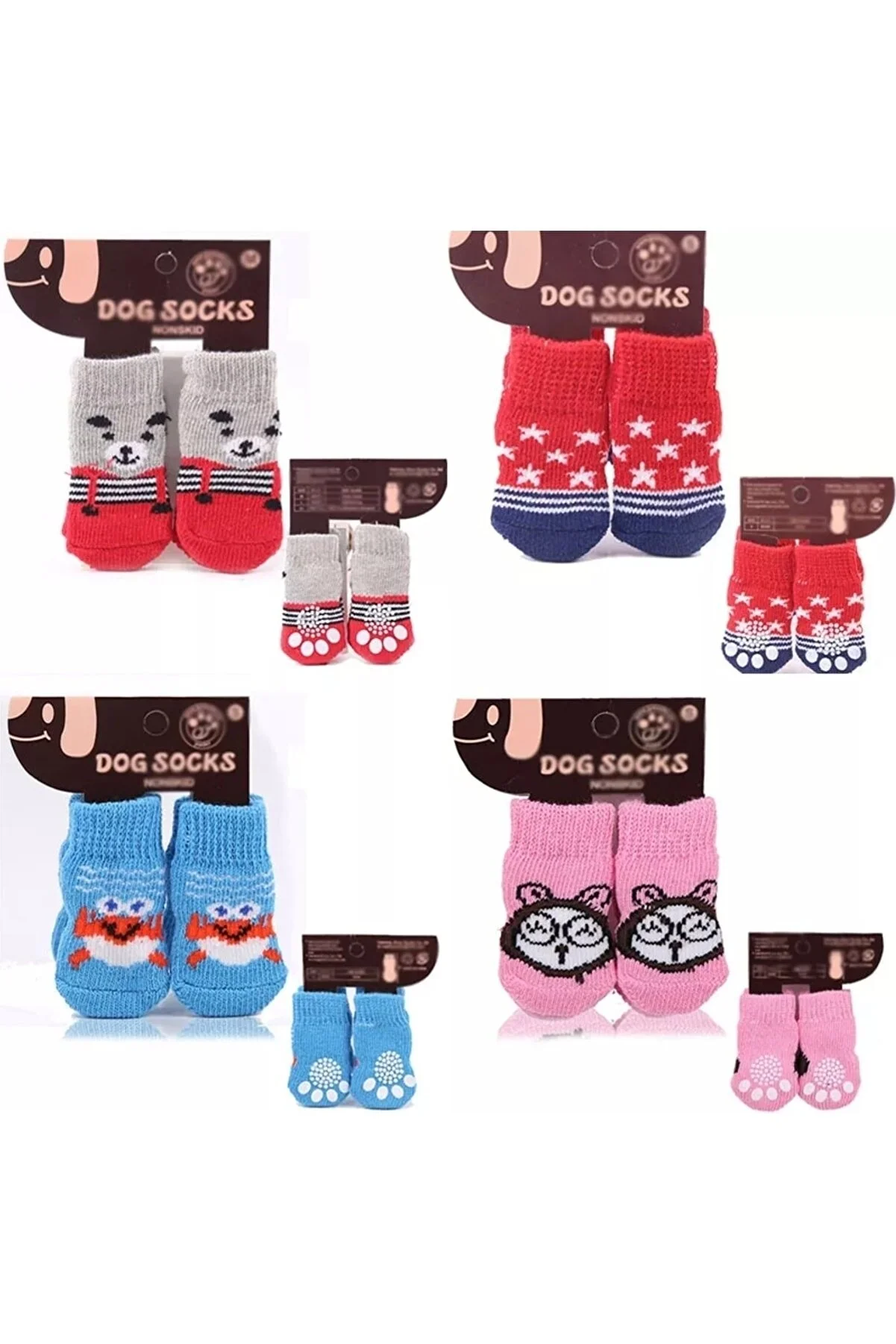 Kedi Köpek Kaydırmaz Örme Çorap Kedi Köpek Kaydırmaz Örme Çorap