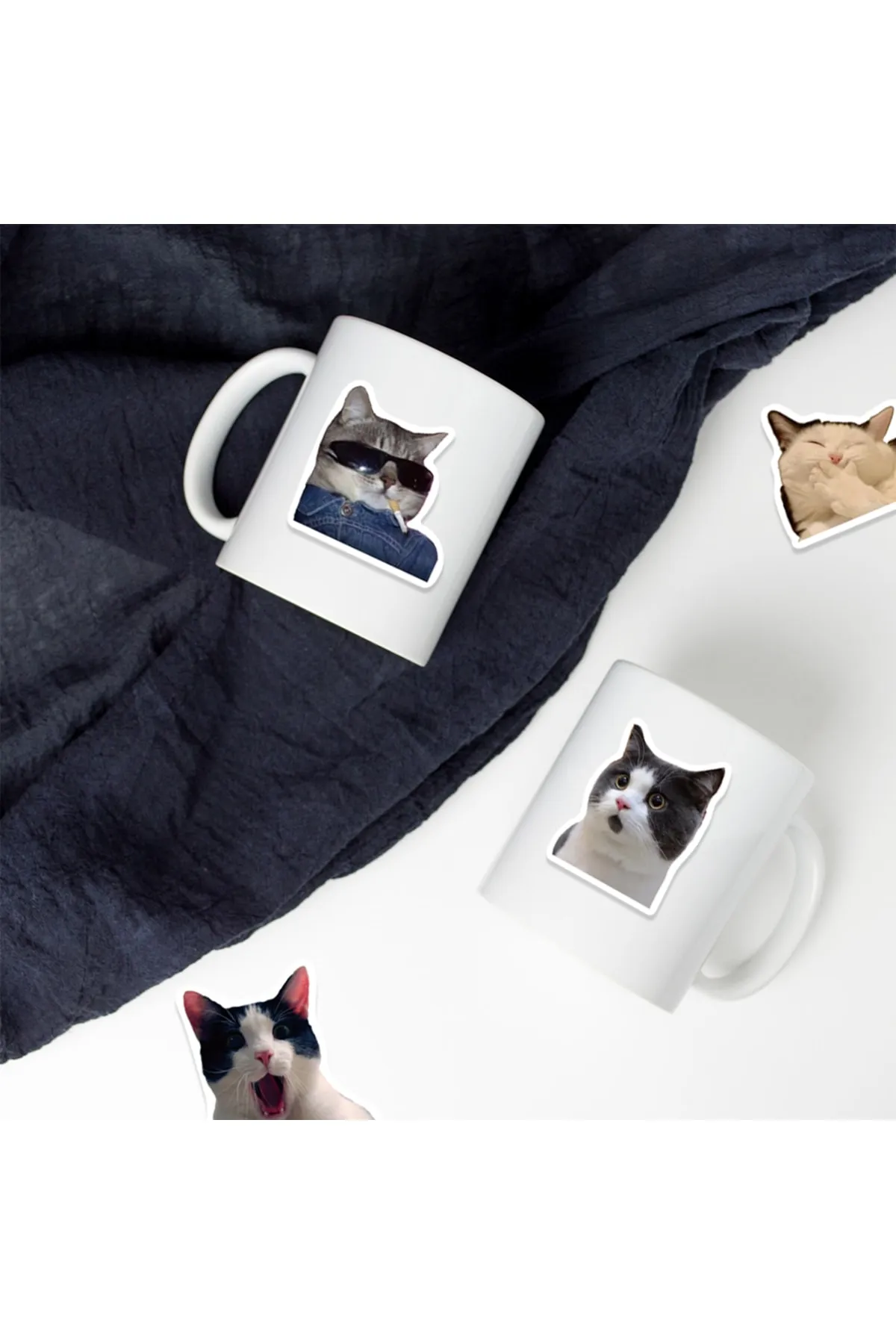 Çılgın Kediler Macbook Notebook Tablet Telefon Ajanda Laptop Defter Sticker Seti  Çılgın Kediler Macbook Notebook Tablet Telefon Ajanda Laptop Defter Sticker Seti