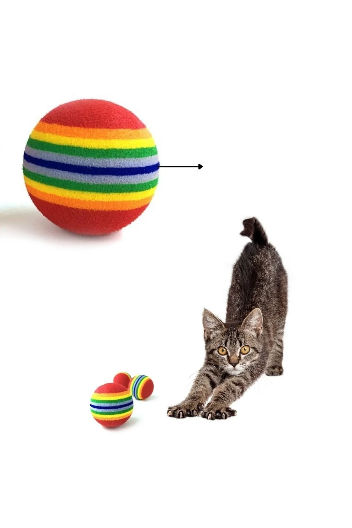 Sünger Kedi Köpek Çiğneme Ve Oyun Topu 4 Adet Sünger Kedi Köpek Çiğneme Ve Oyun Topu 4 Adet